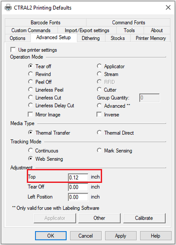 GX430 Advanced Properties