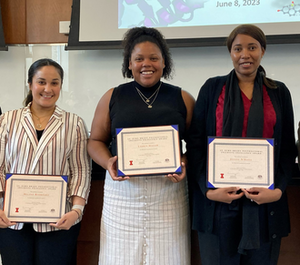 The 2023 SEBPIES speakers, from left, Dr. Melanie Rodriguez, Dr. Lauren Hagler, and Dr. Jeanne N'Diaye