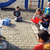 Alyana SCS Student volunteering with children