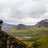 student on mountain during study abroad