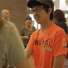Student in housing welcoming others
