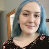 picture of Elizabeth Jones, UIUC and SCS student, woman with blue shoulder length hair
