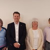 Nan Holda, Paul Kenis, Michelle Davis & Haijun Yao at SCS Service Awards