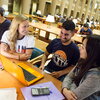 Students studying at Grainger Engineering Library.