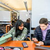Students get back to studies as classes resume. 