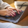 Student on the computer 